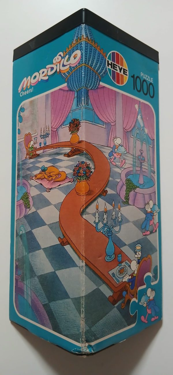 Image of the puzzle 1000, Heye, Cheers!, Guillermo Mordillo, Sealed Bag, Picture of the box