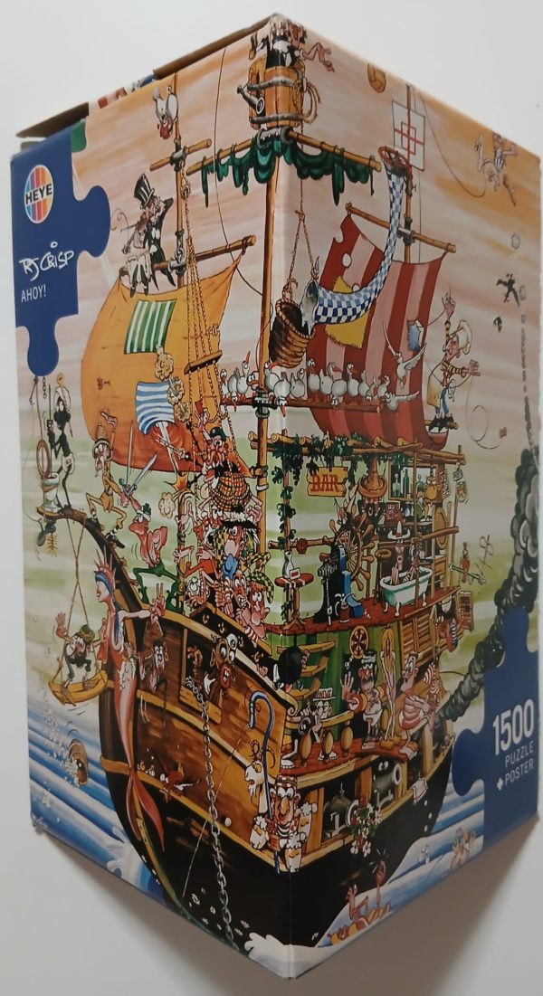 Image of the puzzle 1500, Heye, Ahoy!, by Robert J Crisp, Sealed Bag, Picture of the Box