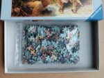 Image of the puzzle 500, Ravensburger, A Dance for the Fiddler, by Frederick Morgan, Complete, Picture of the Bag