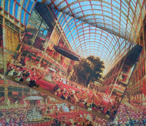 Image of the puzzle 1500, Falcon, The Inauguration of the Great Exhibition, by Roberts, Complete, Picture of the Box