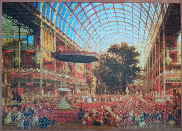 Image of the puzzle 1500, Falcon, The Inauguration of the Great Exhibition, by Roberts, Complete, Picture of the Assembled Puzzle