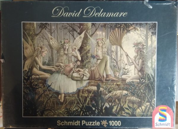 Image of the puzzle 1000, Schmidt, Dream Sequence, by Delamare, Factory Sealed, Picture of the Box