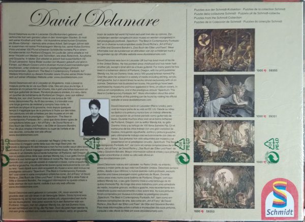 Image of the puzzle 1000, Schmidt, Dream Sequence, by Delamare, Factory Sealed, Picture of the Box