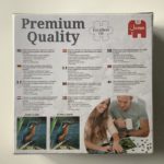 Image of the puzzle 500, Jumbo, The Garden Of Earthly Delights, by Hieronymus Bosch, Factory Sealed, Picture of the Back of the Box