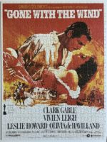 Image of the puzzle 1000, MB, Gone with the Wind (Movie Poster), Complete, Picture of the Assembled Puzzle