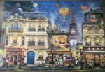 Image of the puzzle 18000, Ravensburger, Evening Walk in Paris, by Robinson, Complete, Picture of the Assembled Puzzle