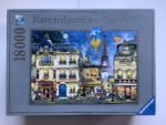 Image of the puzzle 18000, Ravensburger, Evening Walk in Paris, by Robinson, Complete, Picture of the Box