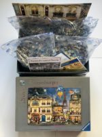 Image of the puzzle 18000, Ravensburger, Evening Walk in Paris, by Robinson, Complete, Picture of the Contents of the Box