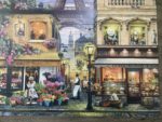 Image of the puzzle 18000, Ravensburger, Evening Walk in Paris, by Robinson, Complete, Detail of the Assembled Puzzle