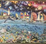 Image of the puzzle 24000, Educa, Life, The Greatest Puzzle, by Royce B. McClure, Complete, Part of the Assembled Puzzle