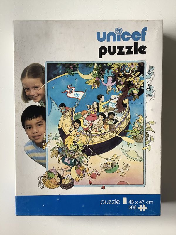 Image of the puzzle 208, Unicef, Code 7700, Complete, Picture of the Box