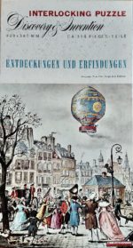 Image of the puzzle 350, Ravensburger, Montgolfier, Paris, 1783, by Kelfkens, Complete, Picture of the Box
