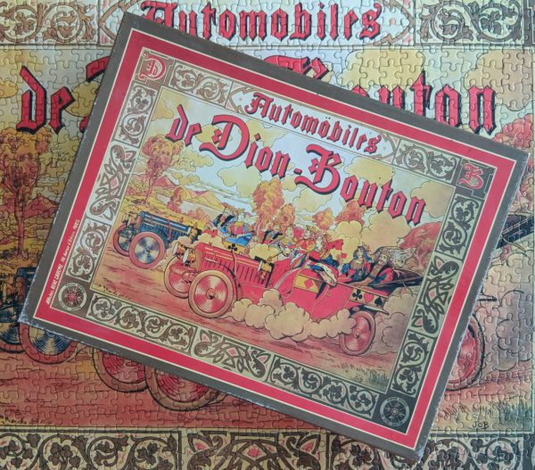 Image of the puzzle 1000, MB, Automobiles de Dion-Bouton, by JOB, Complete, Picture of the Box