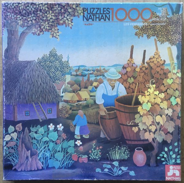 Image of the puzzle 1000, Nathan, Vintaging, Štefanek, Complete, Picture of the box