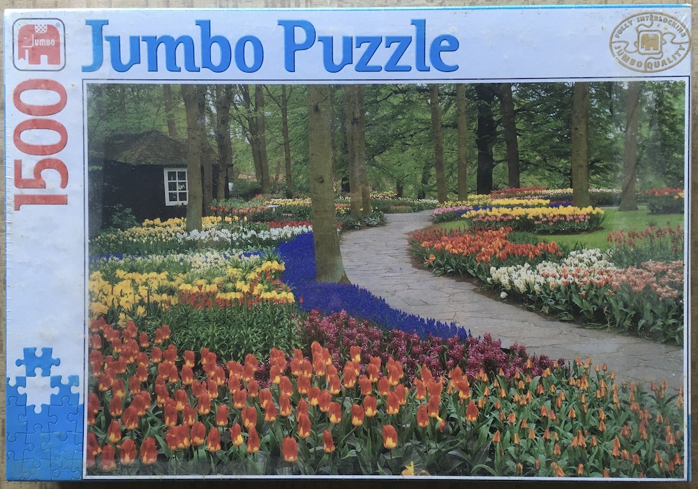 1500, Jumbo, Keukenhof, Holland, Factory Sealed, 2025-12-17 Image of the puzzle 1500, Jumbo, Keukenhof, Holland, Factory Sealed, Picture of the box