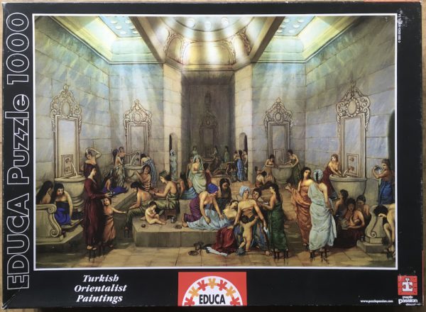 Image of the puzzle 1000, Educa, Women's Bath, by Le Barbier, Complete, Picture of the box