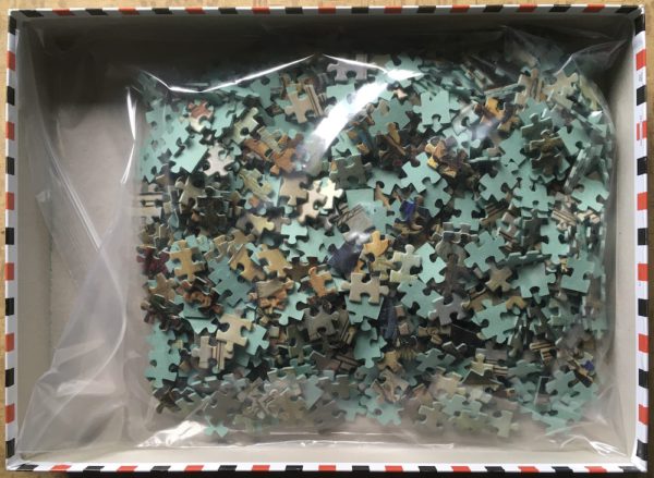 Image of the puzzle 1000, Educa, Women's Bath, by Le Barbier, Complete, Picture of the bag