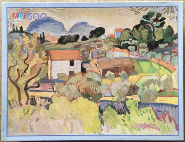 Image of the puzzle 1500, MB, La Rivière, by Raoul Dufy, Complete, Picture of the box