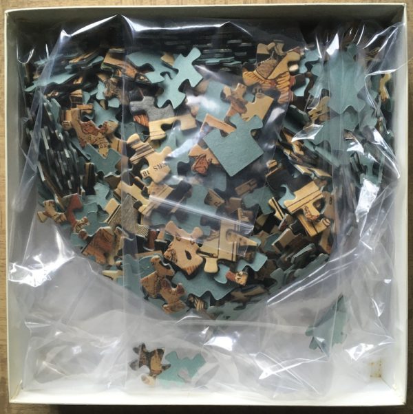 Image of the puzzle 500, Waddingtons, Cards of Fortune, by Guido Cecere, Picture of the bag