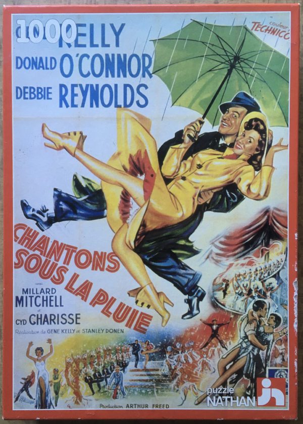 Image of the puzzle 1000, Nathan, Singin' in the Rain (Movie Poster), Complete, Picture of the box