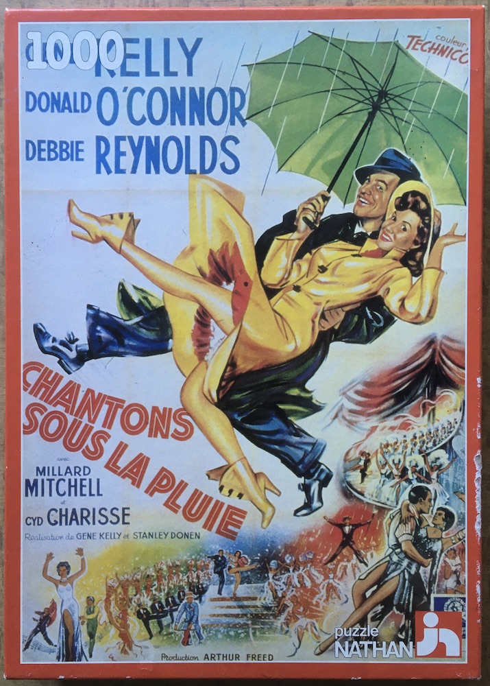 1000, Nathan, Singin' in the Rain (Movie Poster), Complete, 2025-12-28 Image of the puzzle 1000, Nathan, Singin' in the Rain (Movie Poster), Complete, Picture of the box