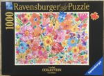 Image of the puzzle 1000, Ravensburger, Blossoming Beauties, Carolyn Gavin, Complete, Picture of the box
