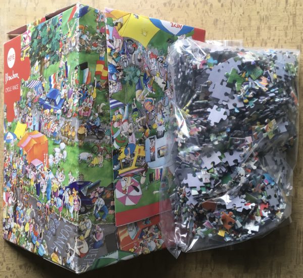 Image of the puzzle 1000, Heye, Cycle Ride, by Roger Blachon, Complete, Picture of the bag