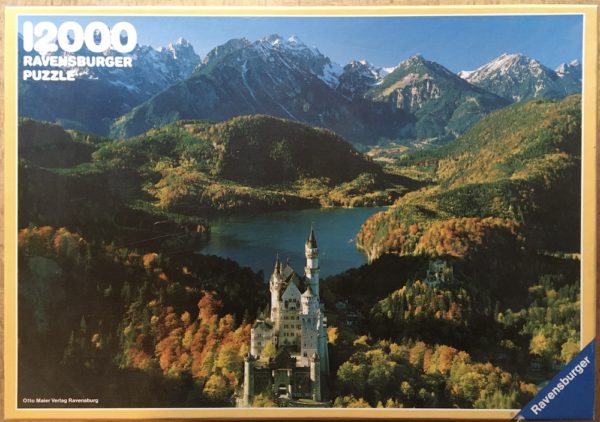 Image of the puzzle 12000, Ravensburger, The Royal Castles Neuschwanstein and Hohenschwangau, Sealed Bag, Picture of the box