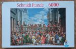 Image of the puzzle 6000, Schmidt, The Wedding at Cana, by Paolo Veronese, Sealed Bag, Picture of the box