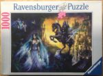 Image of the puzzle 1000, Ravensburger, Elf Town, by Eckhardt Freytag, Factory Sealed, Picture of the box