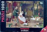 Image of the puzzle 1000, Anatolian, Farmyard Scene, by Cole, Complete, Picture of the Box
