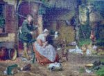 Image of the puzzle 1000, Anatolian, Farmyard Scene, by Cole, Complete, Picture of the Assembled Puzzle