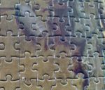 Image of the puzzle 1000, Anatolian, Farmyard Scene, by Cole, Complete, Detail of the Assembled Puzzle