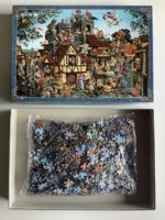 Image of the puzzle 1000, Jumbo, Rhymes & Reason, by James Christensen, Complete, Picture of the Bag