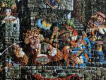 Image of the puzzle 1000, Jumbo, Rhymes & Reason, by James Christensen, Complete, Detail of the Assembled Puzzle