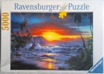 Image of the puzzle 5000, Ravensburger, Daybreak, by Christian Riese Lassen, Factory Sealed, Picture of the box