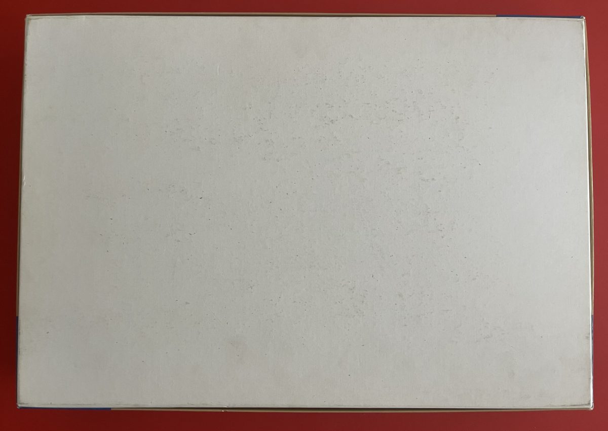 Image of the puzzle 5000, Ravensburger, The Fish Market, by Brueghel, Sealed Bag, Picture of the Bottom of the Box