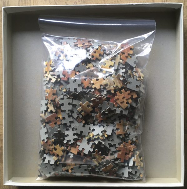 Image of the puzzle 625, Falcon, Little Red Riding Hood, by Scott Gustafson, Complete, Picture of the bag