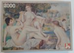 Image of the puzzle 2000, Nathan, The Bathers, by Renoir, Sealed Bag, Picture of the box