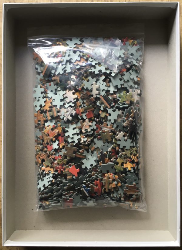 Image of the puzzle 1000, Schmidt, Everything for the Cat!, by Francien van Westering, Complete, Picture of the bag