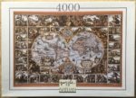 Image of the puzzle 4000, Nathan, Magna Carta Mundi, by Nicolaes Visscher I, Factory Sealed, Picture of the box