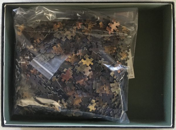 Image of the puzzle 816, Ravensburger, Woodland Path, David Hamilton, Complete, Picture of the bag