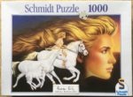 Image of the puzzle 1000, Schmidt, Dream of Horses, by Andrew Farley, Factory Sealed, Picture of the box