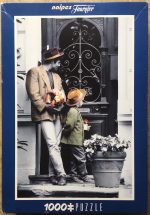 Image of the puzzle 1000, King, Esperando Junto al Portal, by Kim Anderson, Sealed Bag, Picture of the box