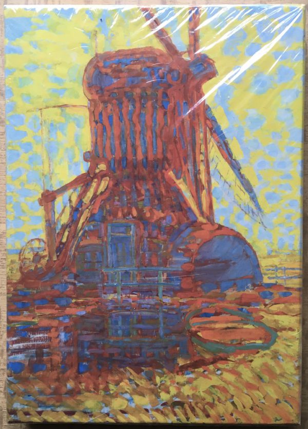 Image of the puzzle 1000, BankGiroLoterij, The Windmill in Sunlight, by Piet Mondrian, Factory Sealed, Picture of the box