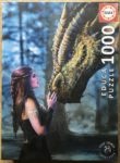 Image of the puzzle 1000, Educa, Once Upon a Time, by Anne Stokes, Factory Sealed, Picture of the box