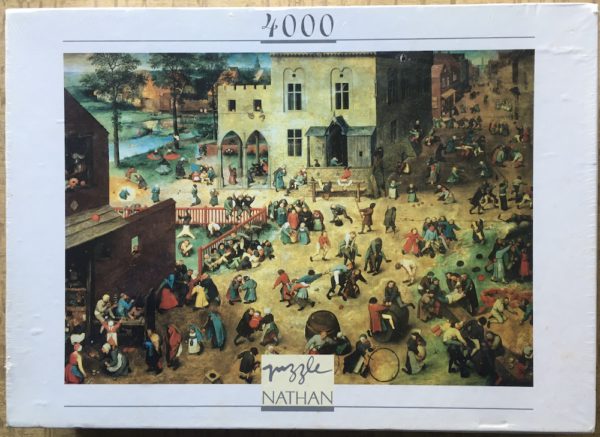 Image of the puzzle 4000, Nathan, Children's Games, by Pieter Bruegel the Elder, Factory Sealed, Picture of the box