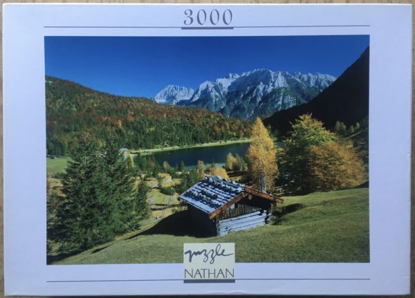 Image of the puzzle 3000, Nathan, The House by the Lake, Sealed Bag, Picture of the box