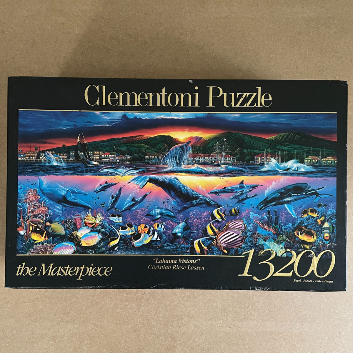 Image of the puzzle 13200, Clementoni, Lahaina Visions, by Lassen, Sealed Bag, Picture of the Box
