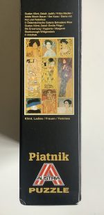 Image of the puzzle 1000, Piatnik, Women, by Gustav Klimt, Complete, Detail of the Box